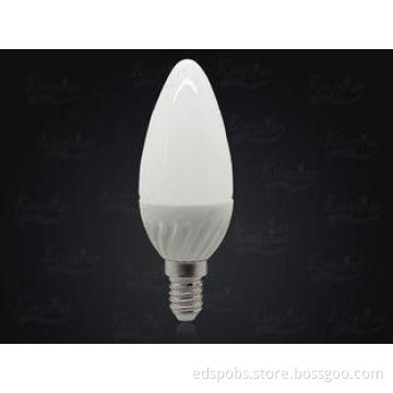 Epistar 3 Watt Small Ceramic LED Candle Bulbs Lights for Ho